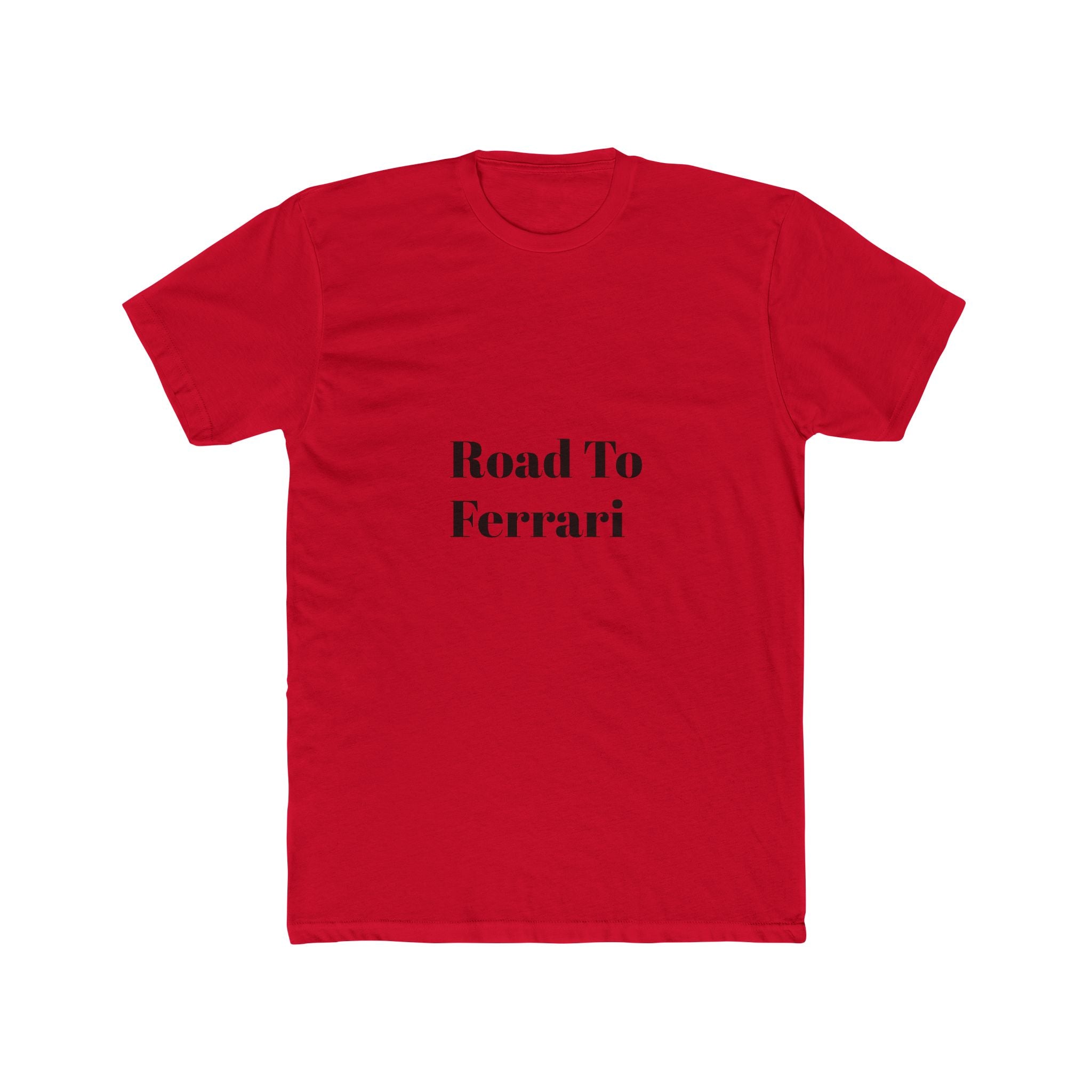 Road To Ferrari Tee — Minimalist Front & 812 Back
