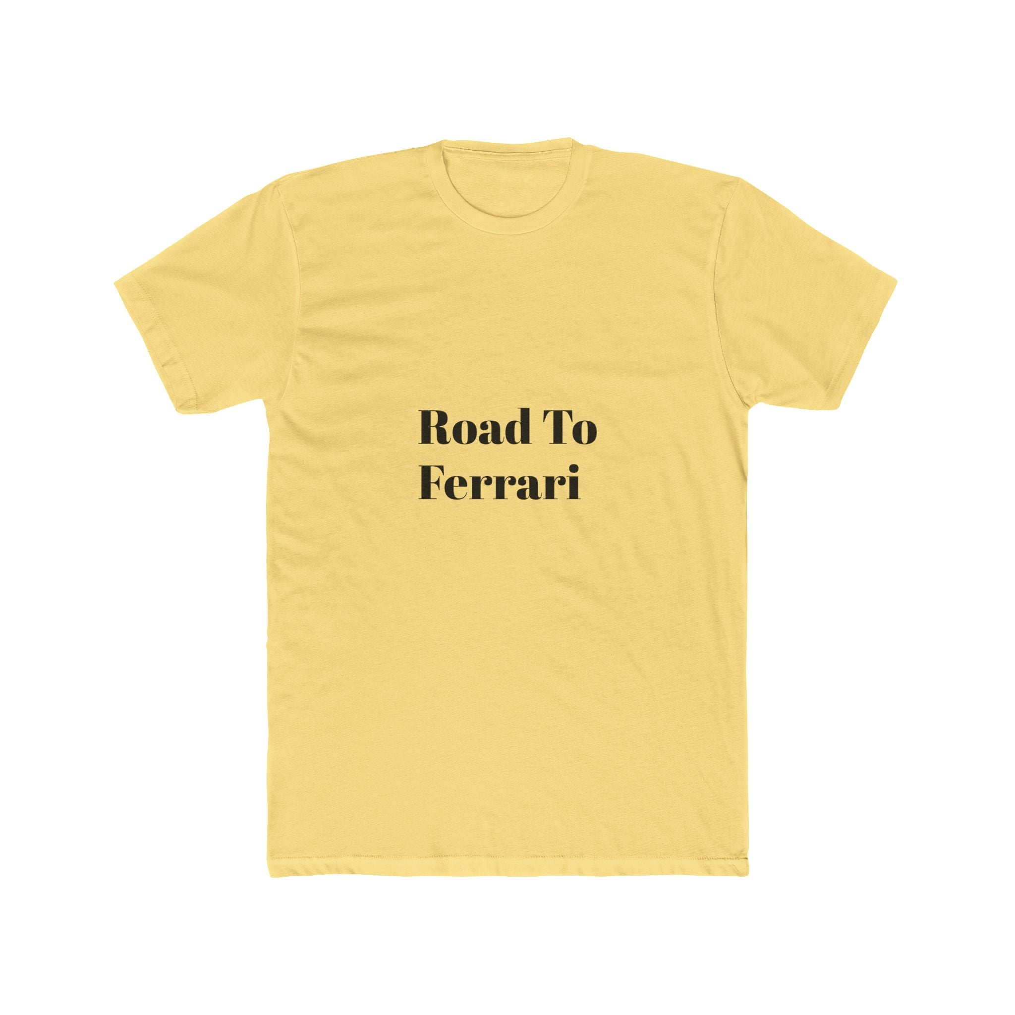 Road To Ferrari Tee — Minimalist Front & 812 Back