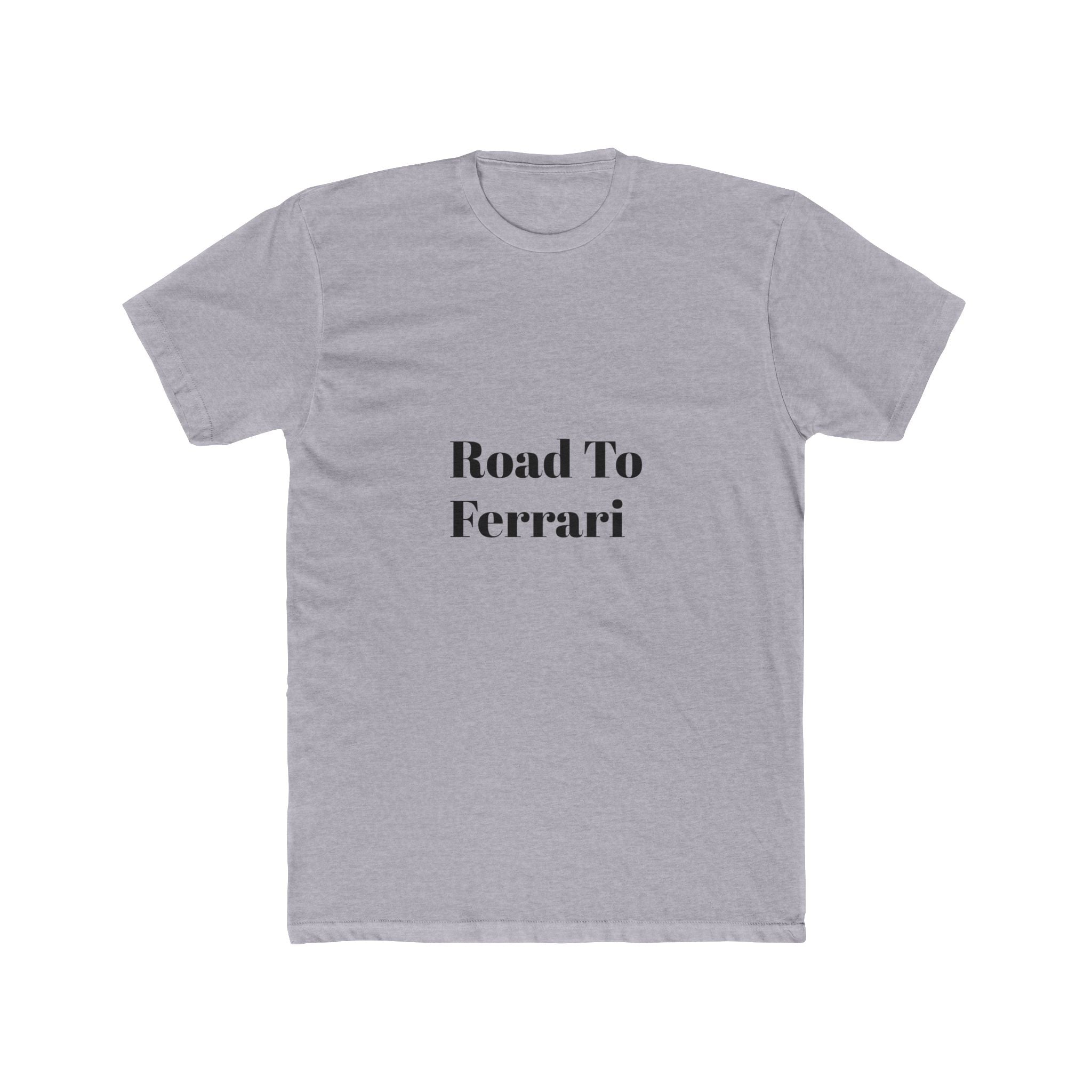Road To Ferrari Tee — Minimalist Front & 812 Back