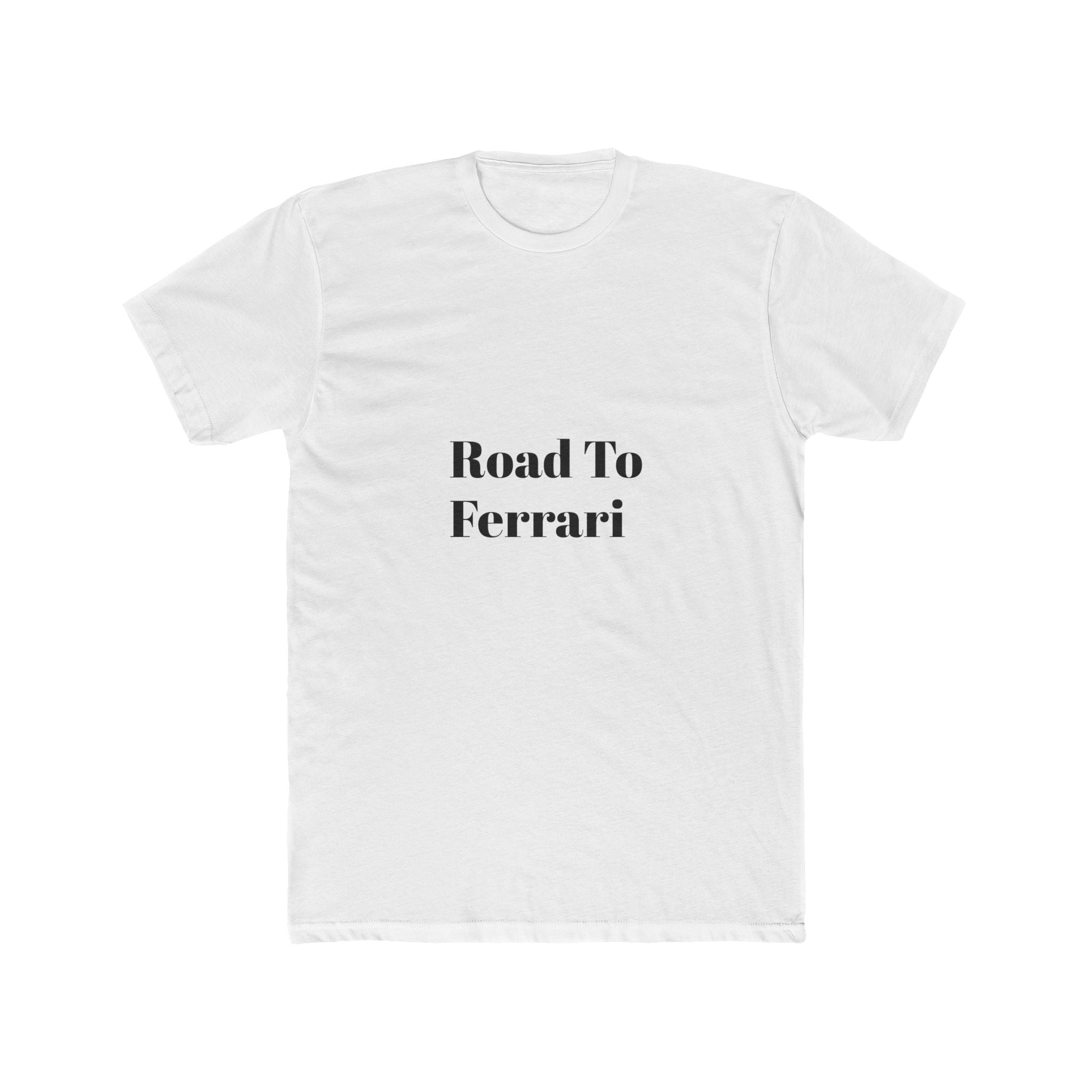 Road To Ferrari Tee — Minimalist Front & 812 Back
