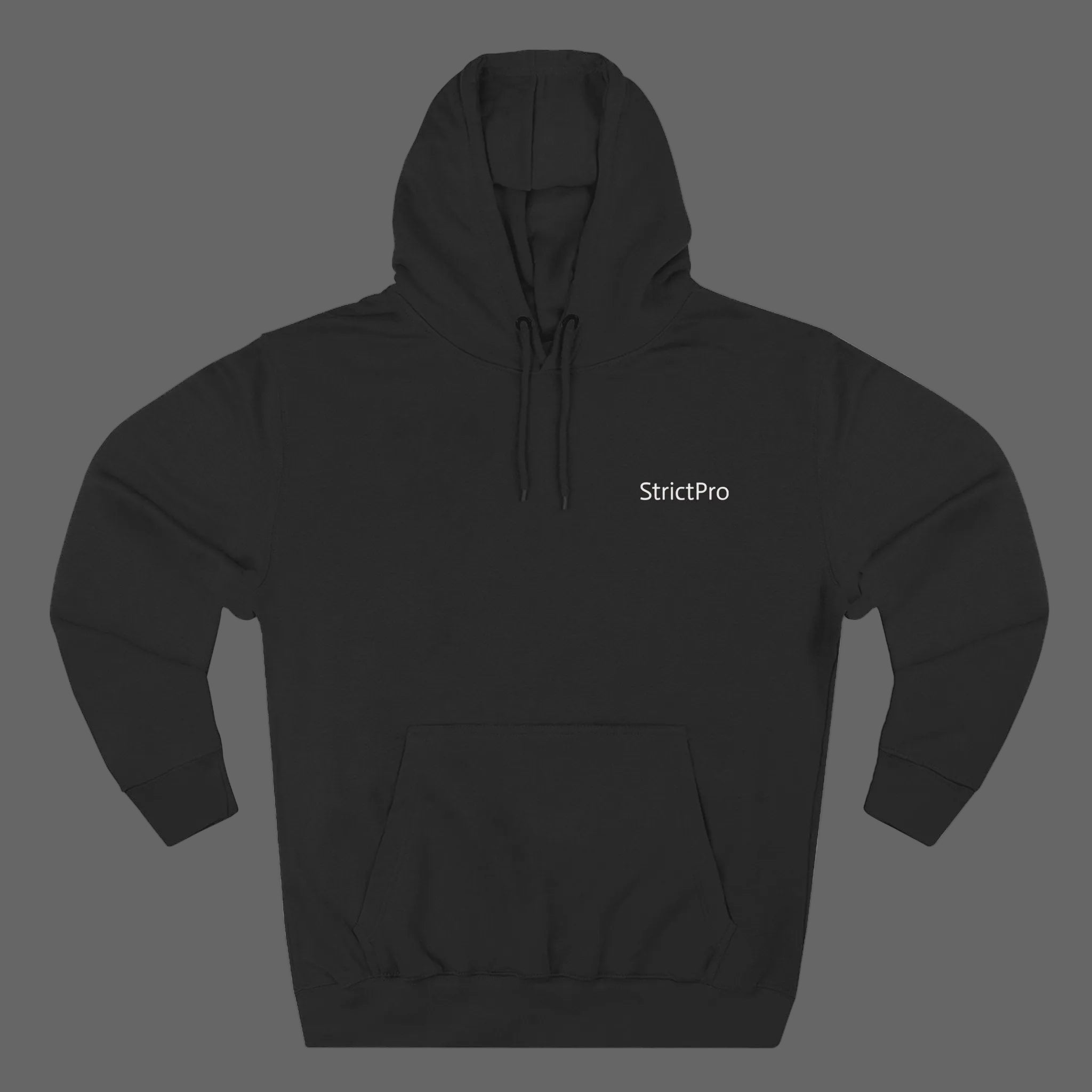 StrictPro Fleece Hoodie — Black